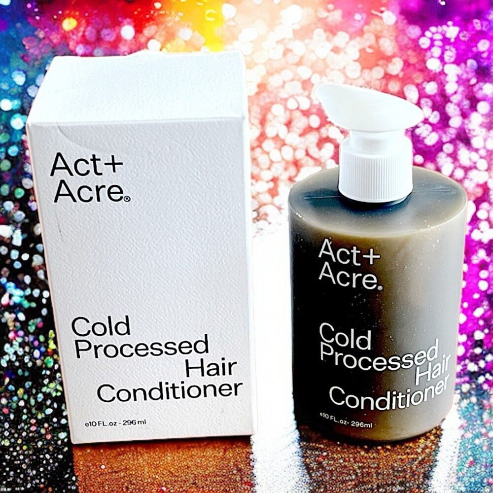 Act + Acre, Cold Processed Hair Conditioner, 10.0 Fl. Oz. Brand New In Box